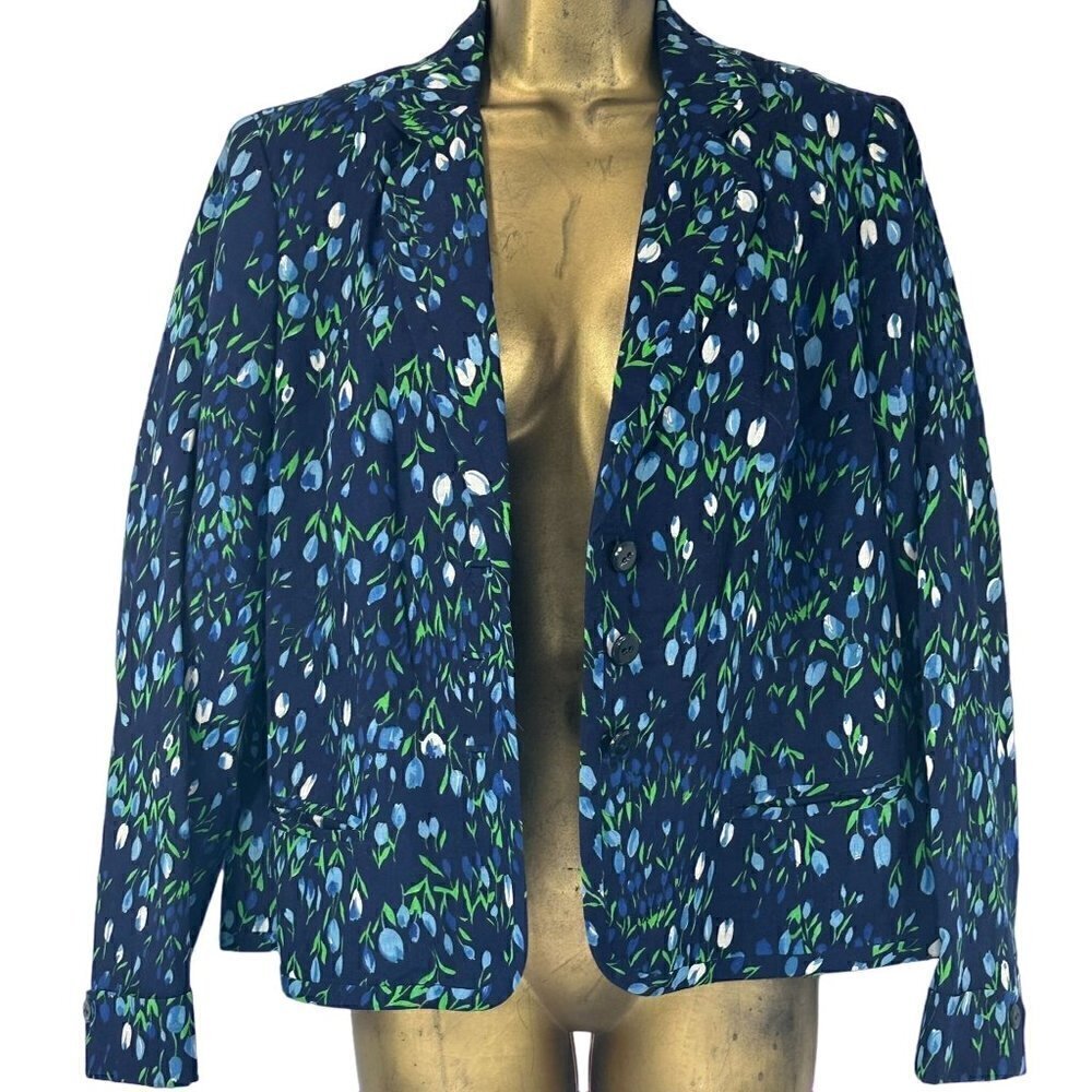 Vintage I. Magnin Tulip Blazer with POCKETS and Cuffs 38Bust